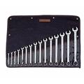 Wright Tool 915 Full Polish 12 Pt Combination Wrench Set 5/16" - 1-1/4" 15-Piece 915